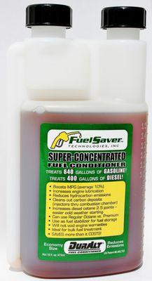 16oz bottle treats 640 Gal of Gas or 400 Gal Diesel for SUVS, Pickups & Delivery Trucks ($34.99 retail) Avg Gas Savings @ $3.25/Gal: $208.00