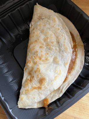 Beef quesadilla...YUMMY!