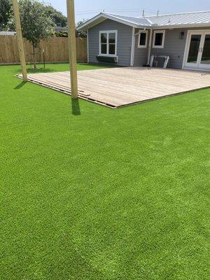 Artificial Grass is getting very popular in Houston.   Every day are more the homeowners and investment that are considering artificial turf