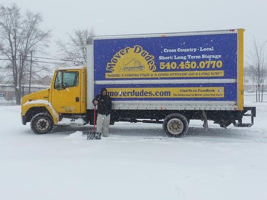 Rain or shine. Snow or sleet. You can guarantee that the Mover Dudes will be there to ensure your move is as seamless as possible!