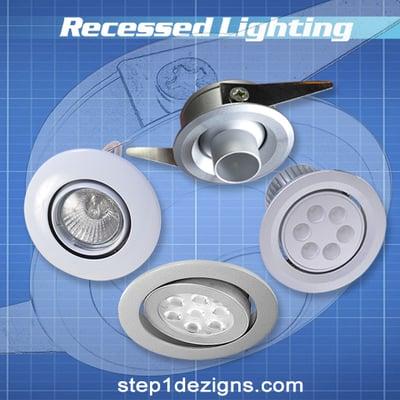 Our line of recessed lighting technology is ideal for use inside cabinets and displays.