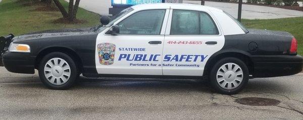 Statewide Public Safety LLC. Autism Awareness Cruiser