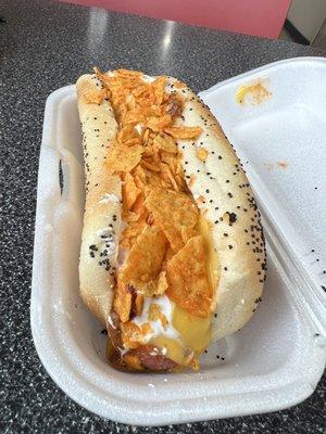 #7. Johnny Bravo Dog  So good!