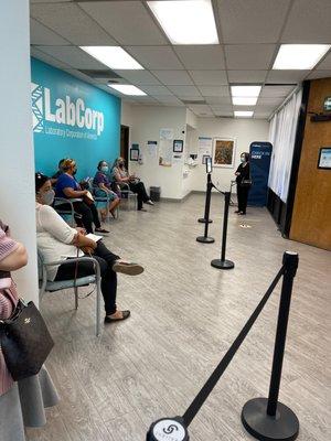 Clinic office lobby