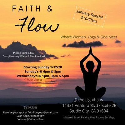 Faith & Flow Yoga. Where Women, Yoga & God Meet.