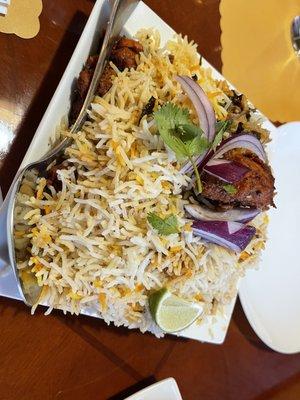 Masakali Chicken (B/L) Biryani