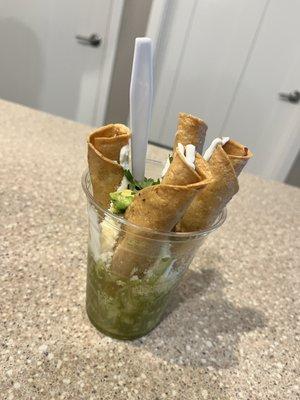 Chicken flautas