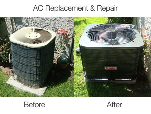 Give us a call for a new air conditioning unit replacement.  Best prices in the valley of the sun. Call today (480) 347-9775