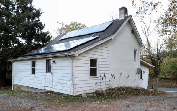 Siding & house power washed