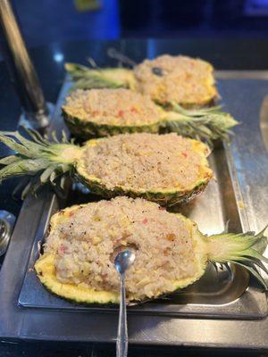 Pineapple sticky rice