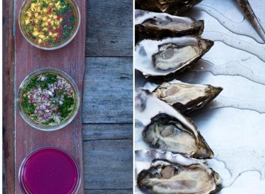 The Oyster Girls - raw bar sauces & local harvested oysters