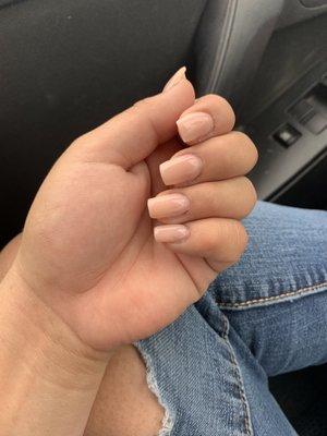 Nude acrylic