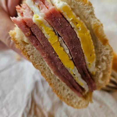 Pork roll egg and cheese