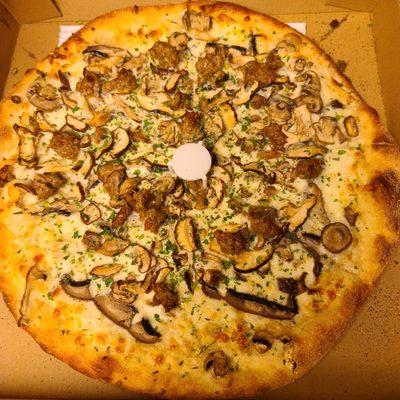 The Mushroom special a couple months ago. One of their best pizzas ever! Hope they make it permanent on the menu.