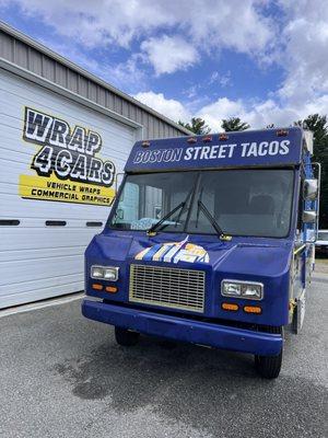 Food truck wrap