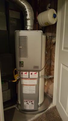 Budget Plumbing installed a Rinnai all time hot water system.