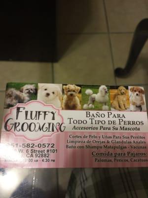 They sell food for birds and rabbit and groom your dog really cheap. And also have dog accessories