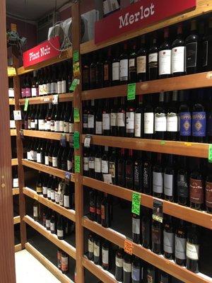 My favorite section... Wine