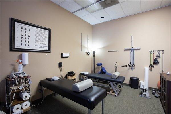 Prime Life Chiropractic Therapy Room