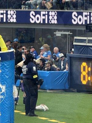 Tommy Lee is apparently A Chargers fan