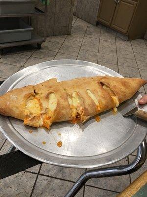 Buffalo Chicken Stromboli