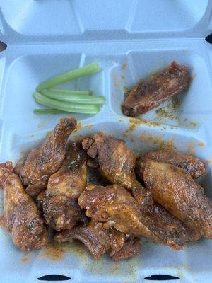 10 Pc Hot Lemon Pepper Wings