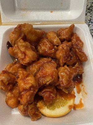 Orange chicken