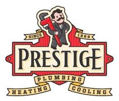 Prestige Plumbing Heating Cooling Logo