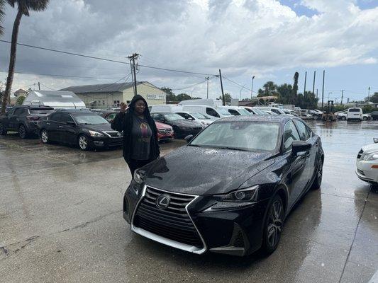 Congratulations to Tanasha on her new Lexus IS300!  Thank you for choosing Clark Auto Group!  We hope you enjoy your new ride!