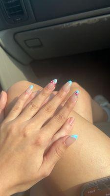 Acrylic full set color