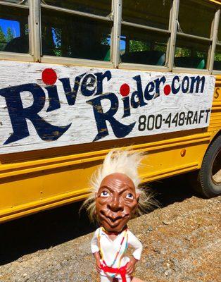 JOBU prior to hitting the river