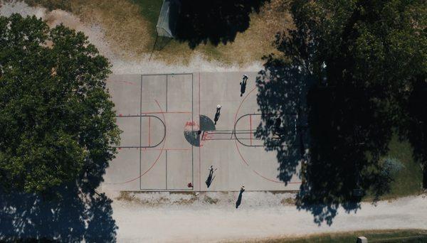 OTC basketball court in Branson West, MO.