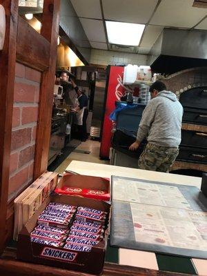 I'm shocked that they're touching garbage when the grill is Right there.