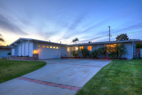 La Habra, CA.  Three bedroom, two bath, Pool Home.