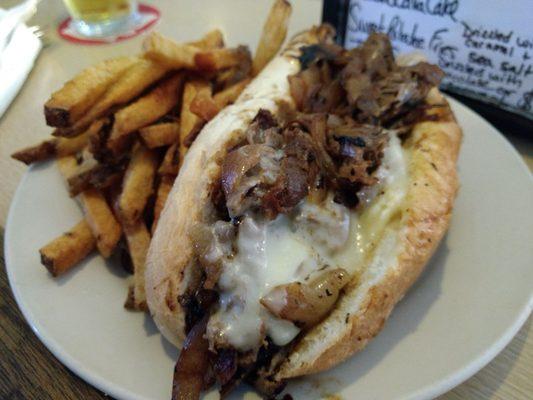 Lower bank cheese steak