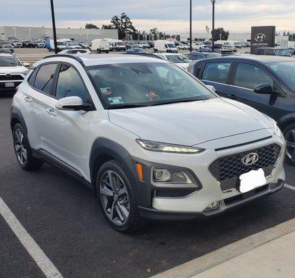 My certified, new-to-me 2021 Hyundai Kona Ultimate