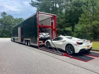 Enclosed car transport!