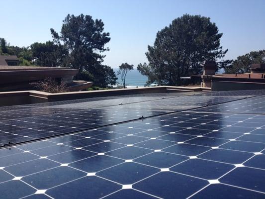 A 3.924kW SunPower system on San Diego Home/Garden's home of the year in Del Mar.