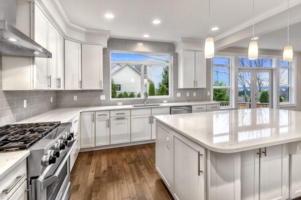 Kitchen Remodel built by Fort West Remodel.