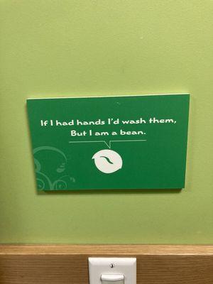 Bathroom sign