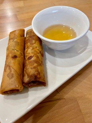 Shrimp and pork eggrolls