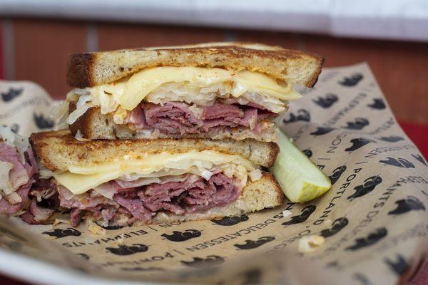 Grilled pastrami reuben