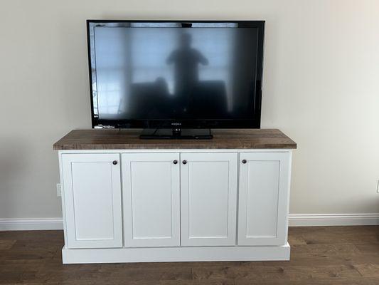 Custom tv cabinet