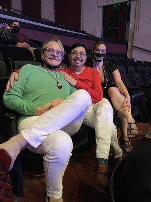 Adrian, Sky and me at a Show. Saban Theater...and I had great hair!!!