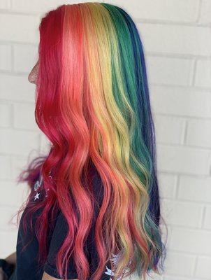 Full rainbow fashion color 3