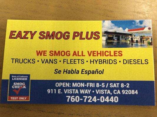 Best Smog In Town!!!