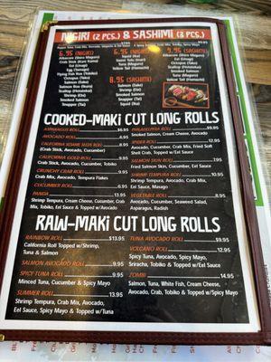 japanese menu 2