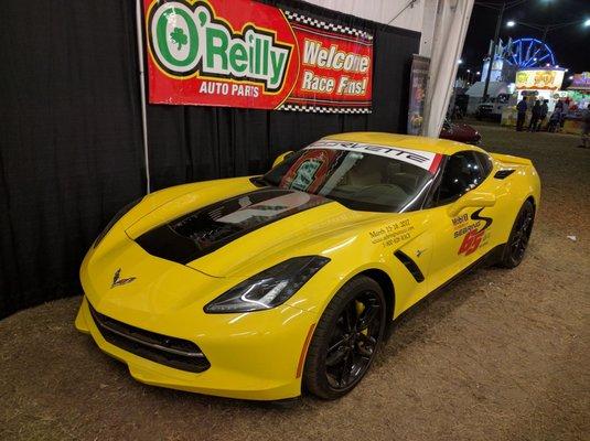 Corvette American muscle car exhibit at the Florida Strawberry festival, plant city, Tampa Bay