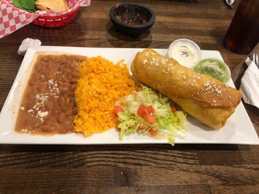 Chimichanga de Carnitas