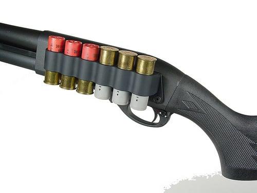 Sureshell Carrier 6-shell (90210) retain ammunition reliably and, being metal, can withstand the rigors of daily use and abuse.